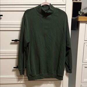 Aerie Forest Green Turtleneck Sweater